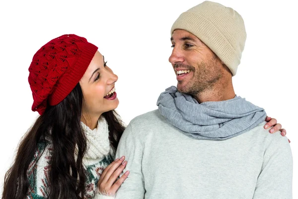 Happy couple laughing — Stock Photo, Image