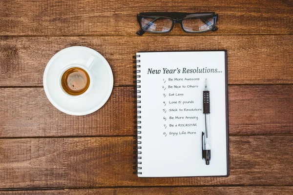 New years resolutions — Stock Photo, Image