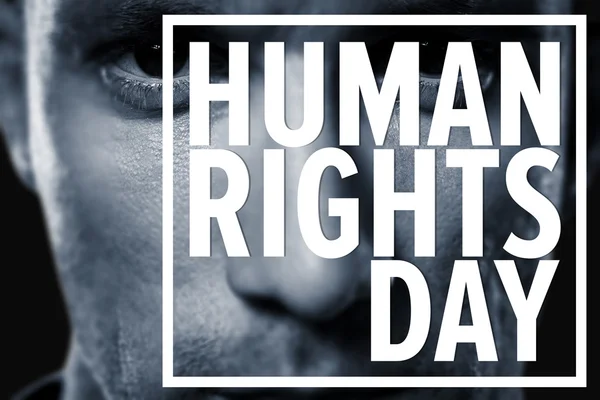 Регбіст проти прав людини — стокове фото