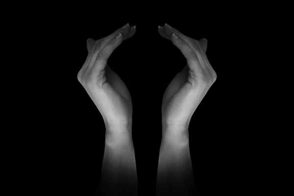 Composite image of hands showing — Stock Photo, Image