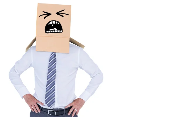 Composite image of anonymous businessman — Stock Photo, Image
