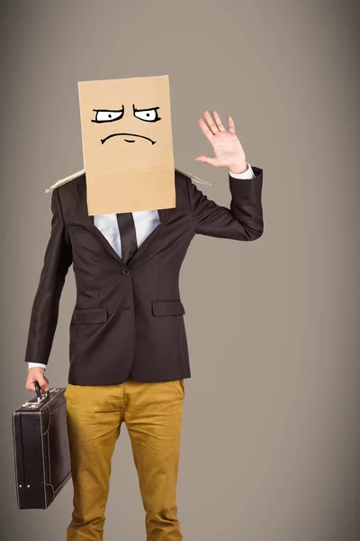Composite image of anonymous businessman — Stock Photo, Image