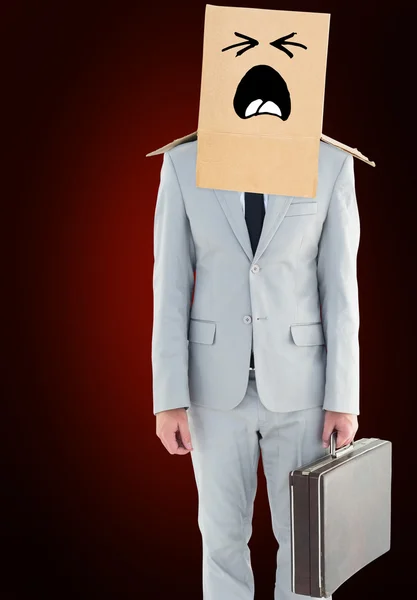 Composite image of anonymous businessman — Stock Photo, Image