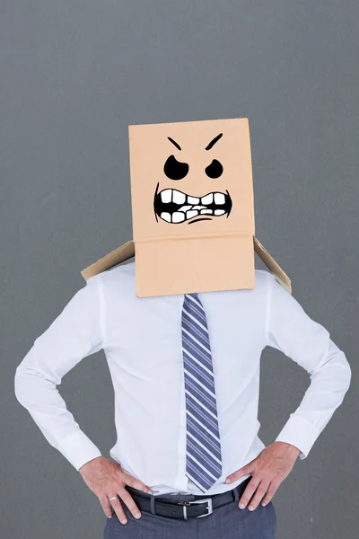 Composite image of anonymous businessman — Stock Photo, Image