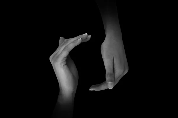 Composite image of hands showing — Stock Photo, Image