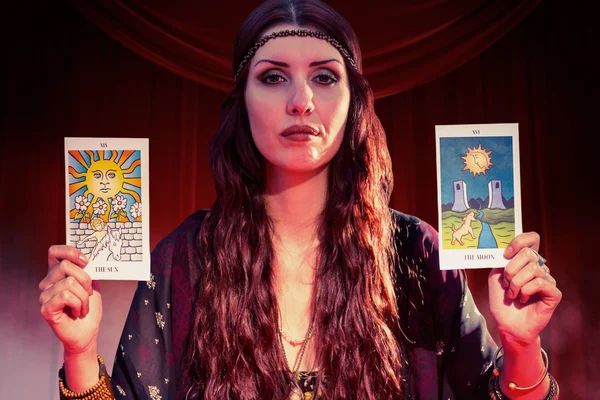 Fortune teller kadın portresi — Stok fotoğraf