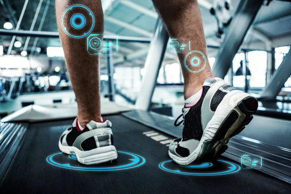 Man working out in gym — Stock Photo, Image