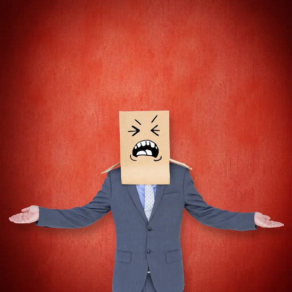 Composite image of anonymous businessman — Stock Photo, Image