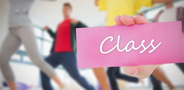Class against people background — Stock Photo, Image