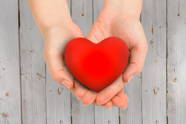 Hand showing heart — Stock Photo, Image
