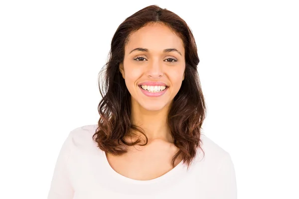Smiling woman posing for camera — Stock Photo, Image
