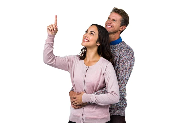 Close-up de homem e mulher sorridente — Fotografia de Stock