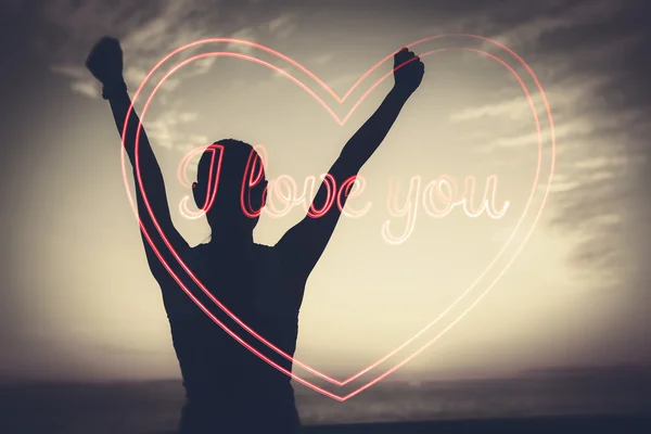 Composite image of i love you — Stock Photo, Image