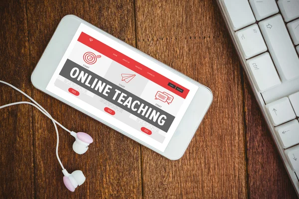 Interfaz de enseñanza online — Foto de Stock