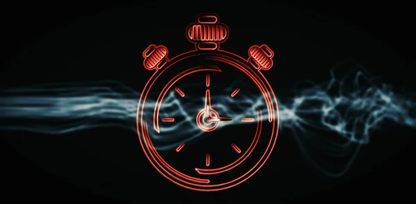 Σύνθετη εικόνα του ρολόι συναγερμών — Φωτογραφία Αρχείου