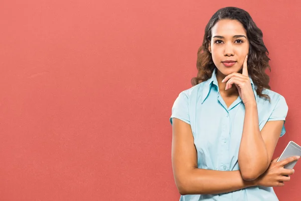 Porträt einer selbstbewussten Geschäftsfrau — Stockfoto