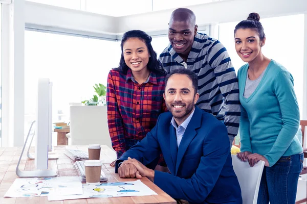 Säker verksamhet team — Stockfoto