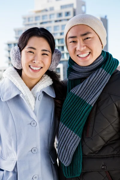 Retrato de pareja sonriente — Foto de Stock