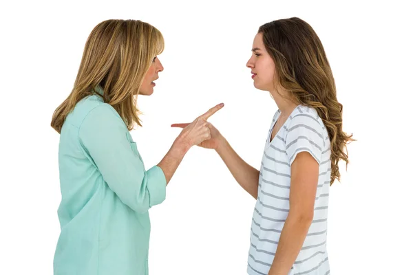 Matka a dcera se hádají — Stock fotografie