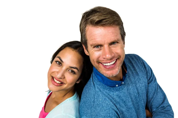 Retrato de pareja joven y feliz —  Fotos de Stock