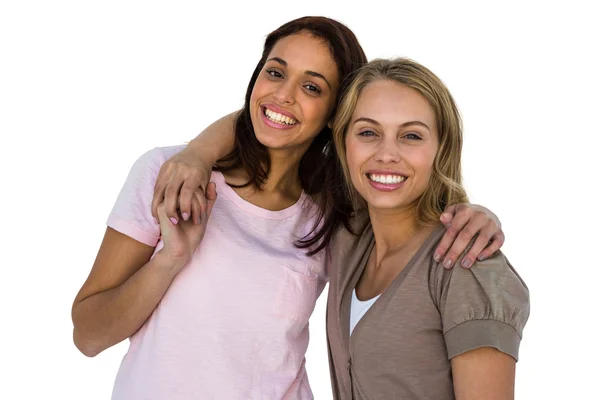 Dos chicas sonriendo — Foto de Stock