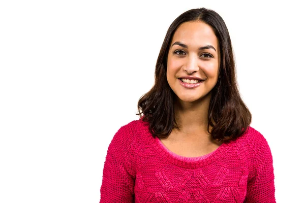 Retrato de una joven confiada sonriendo —  Fotos de Stock