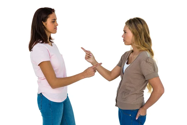 Dos chicas discutiendo — Foto de Stock