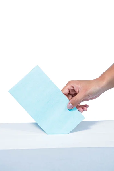 Imprenditrice che vota — Foto Stock