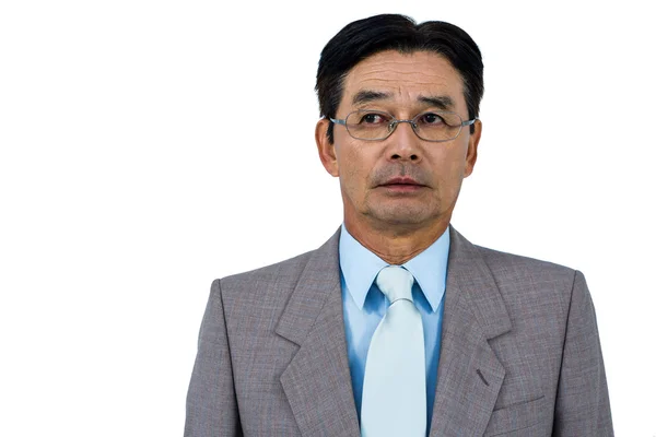 Aggódik ázsiai üzletember portréja — Stock Fotó