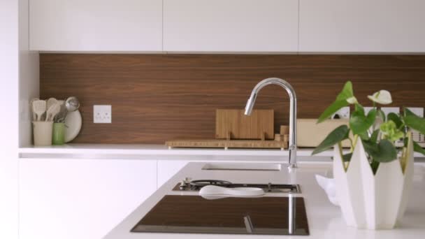 Moderne Kücheneinrichtung — Stockvideo