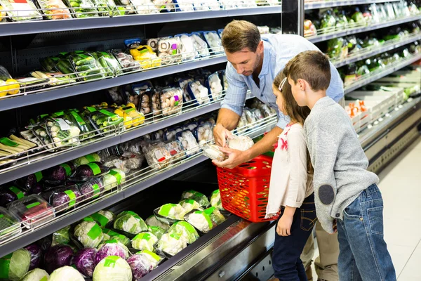 Compras familiares verduras — Foto de Stock