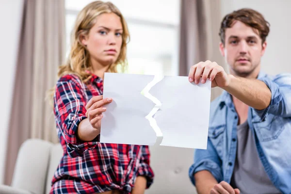 Pareja discutiendo — Foto de Stock