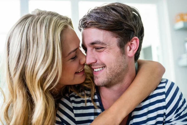 Cute couple hugging — Stock Photo, Image