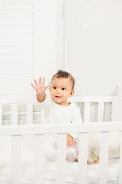 Lindo saludo de bebé — Foto de Stock