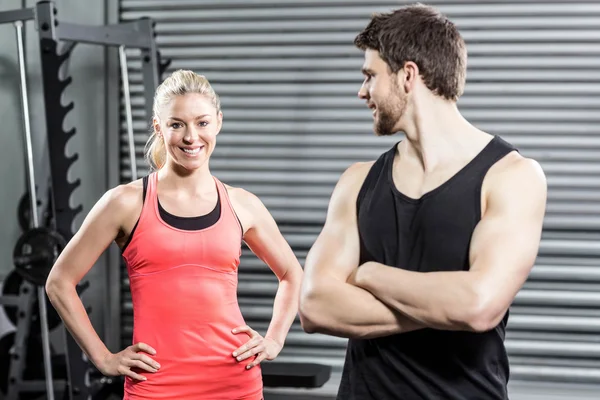 Portrait of fit couple — Stock Photo, Image