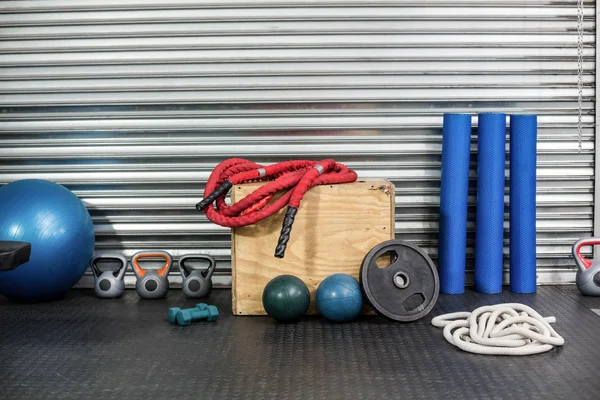 Pohled na fitness zařízení — Stock fotografie