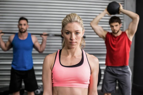 Portrait of fit woman — Stok fotoğraf