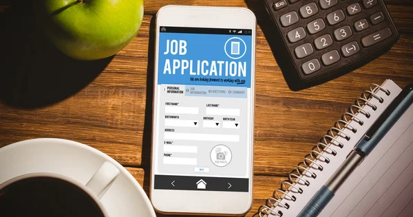 Application d'emploi sur smartphone — Photo