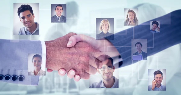 Business people shaking hands — Stock Photo, Image