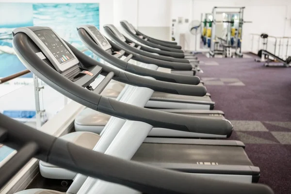 Cardio zone in the gym — Stock Photo, Image