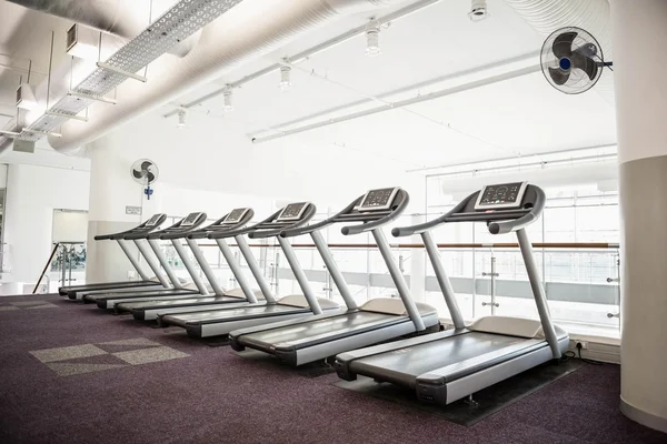 Zona de Cardio no ginásio — Fotografia de Stock