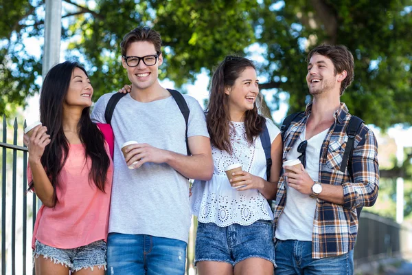 Hip friends posing for camera — Stock Photo, Image