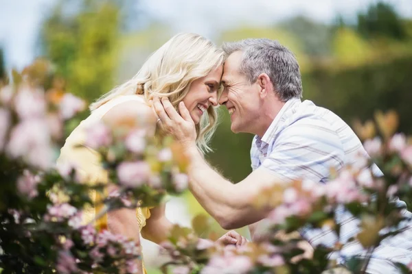 Happy couple hugging — Stock Photo, Image