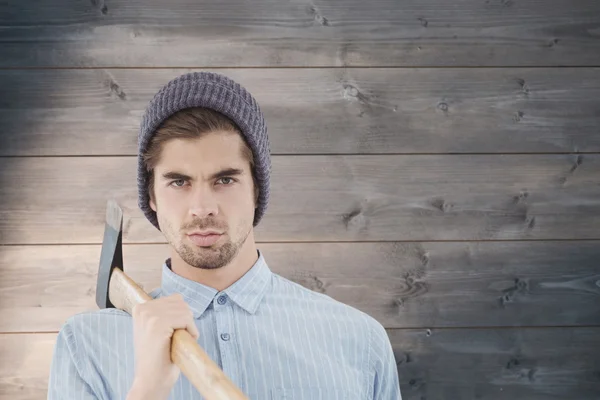 Hipster anläggning axe — Stockfoto