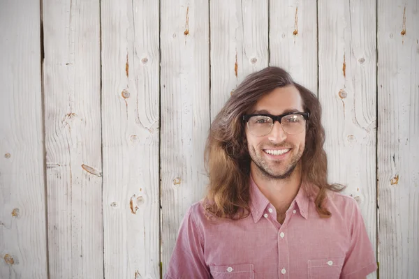 Hipster usando gafas de ojo — Foto de Stock