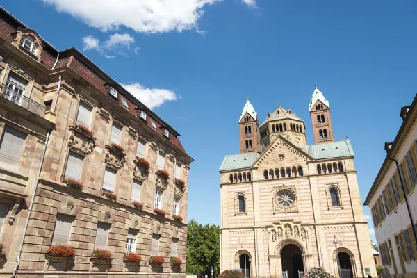 Het Kaiserdom in Speyer in Duitsland in de zomer — Stockfoto