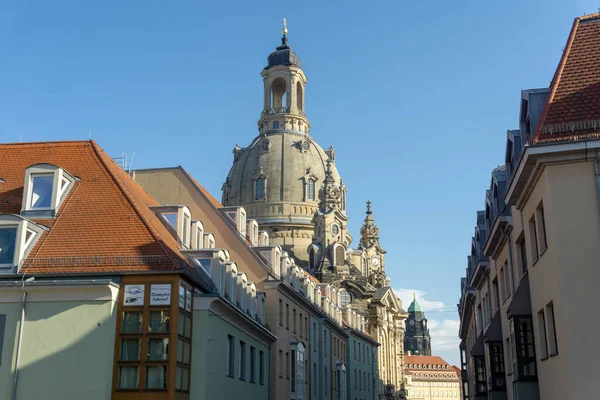 A Frauenkirche de Dresden — Fotografia de Stock