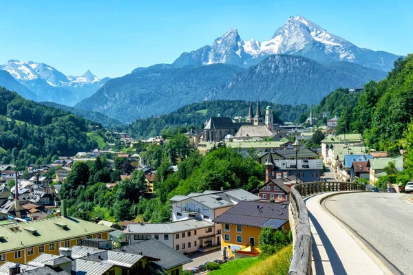 Paisaje de Berchtesgaden y montaña Watzmann — Foto de Stock