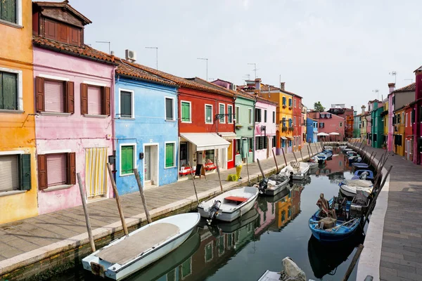 Isla de Burano en Venecia — Foto de Stock