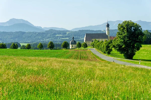 Peregrinação Igreja Wilparting no Irschenberg — Fotografia de Stock